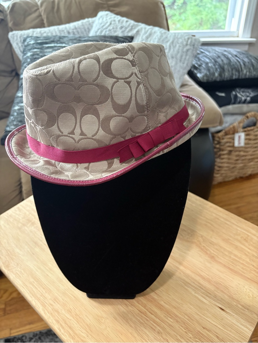 Vintage Y2K Jacquard fedora